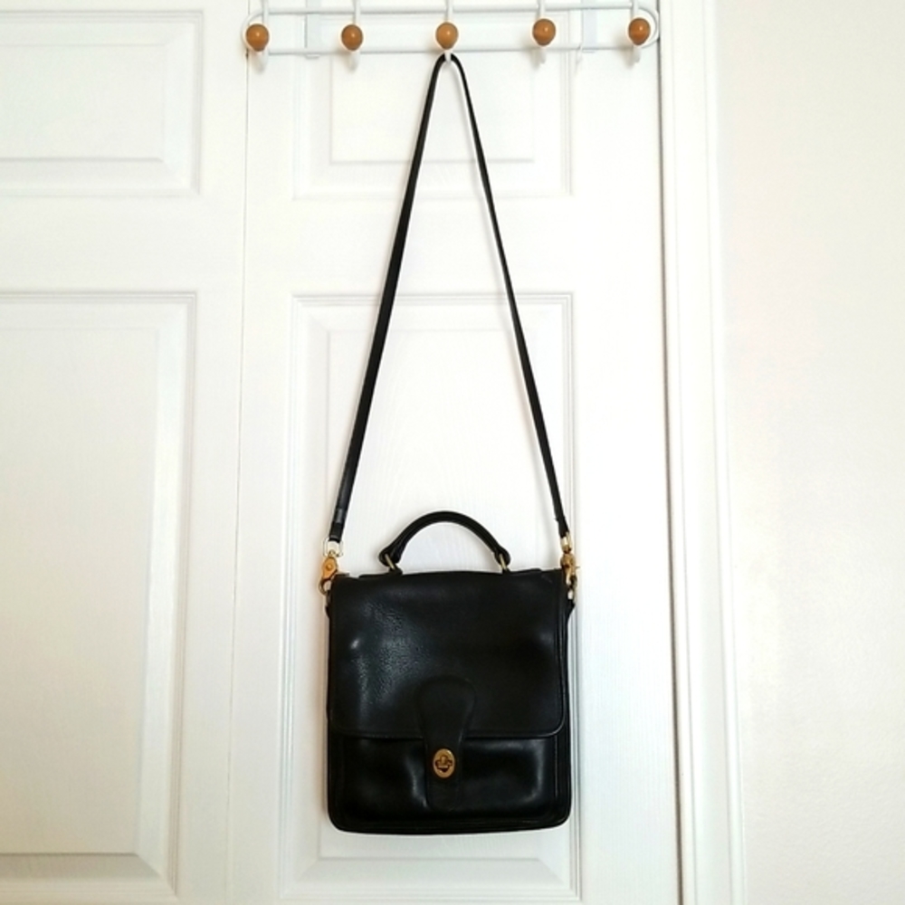 Vintage Coach Willis Station Crossbody Bag
